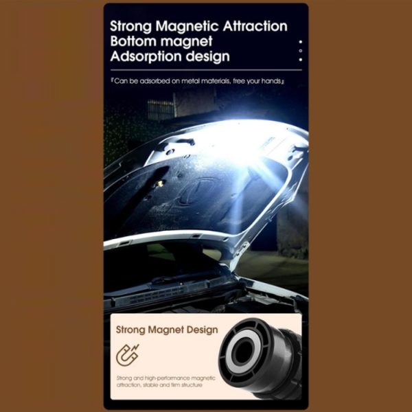WEST BIKING Outdoor Lighthouse Camping Light LED Portable Magnetic Emergency Flashlight - Image 9