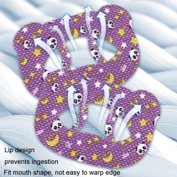 30pcs/pack O-shaped Breathable Soft Prevent Mouth Open Sticker - Image 6