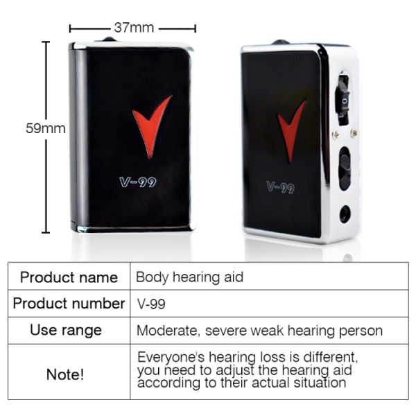V99 Box Sound Amplifier Aid Hearing Aid Earphone - Image 3