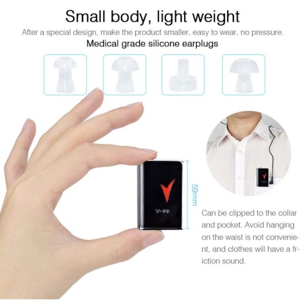 V99 Box Sound Amplifier Aid Hearing Aid Earphone - Image 6