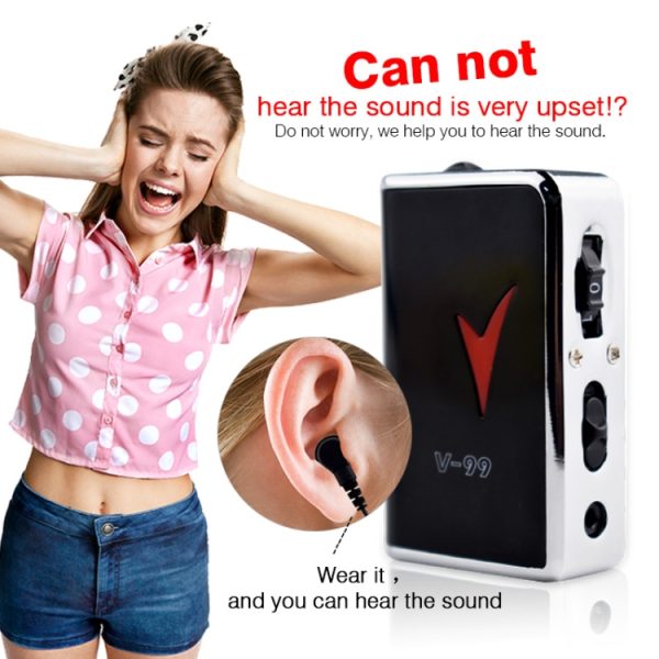 V99 Box Sound Amplifier Aid Hearing Aid Earphone - Image 9