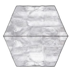 Outdoor Large Hexagonal Double Sided Waterproof Heat Insulation Tent Picnic Pad