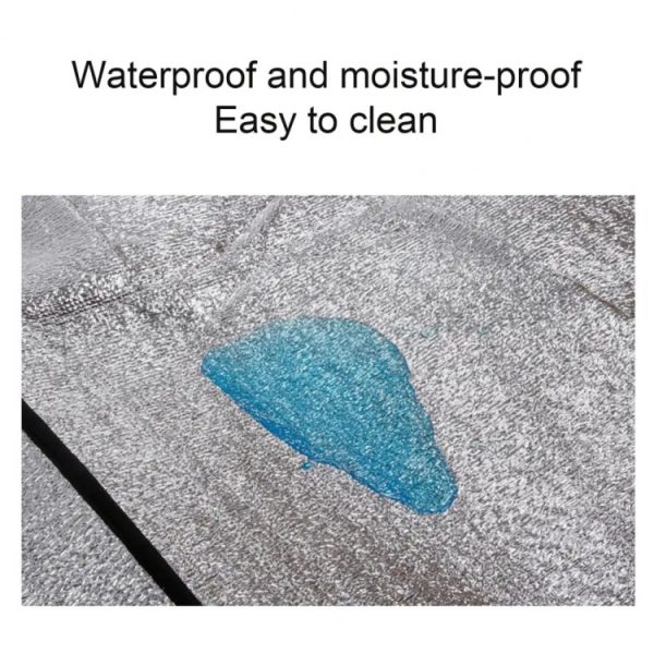 Outdoor Large Hexagonal Double Sided Waterproof Heat Insulation Tent Picnic Pad - Image 7