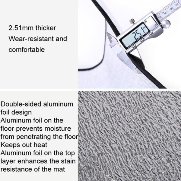 Outdoor Large Hexagonal Double Sided Waterproof Heat Insulation Tent Picnic Pad - Image 8