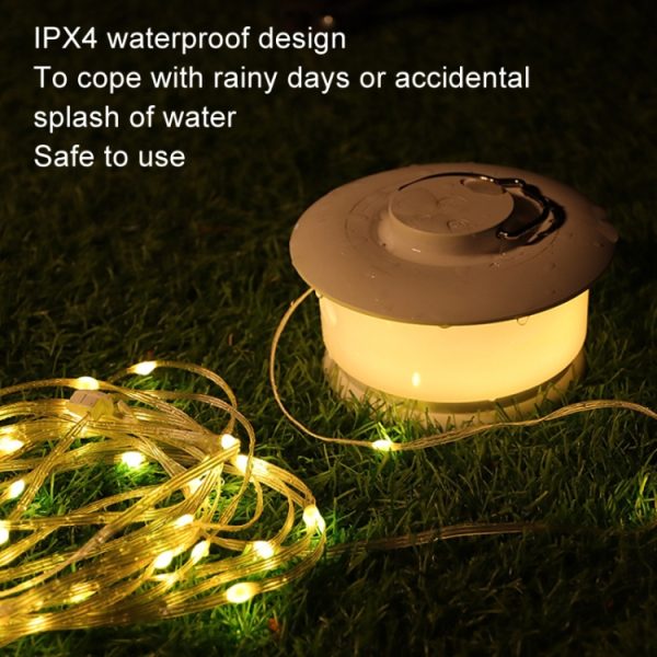 JSK-L20 Outdoor Camping Lamp LED Tent Atmosphere Light String – Image 6