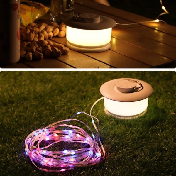 JSK-L20 Outdoor Camping Lamp LED Tent Atmosphere Light String – Image 10
