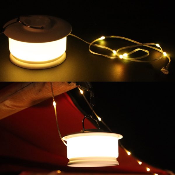 JSK-L20 Outdoor Camping Lamp LED Tent Atmosphere Light String – Image 11