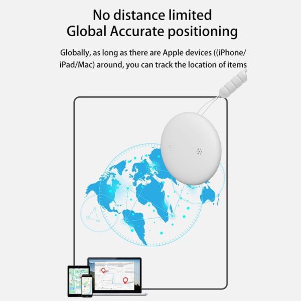 Apple Series S10 Round Smart Global Anti-Lost Device Waterproof Locator – Image 7