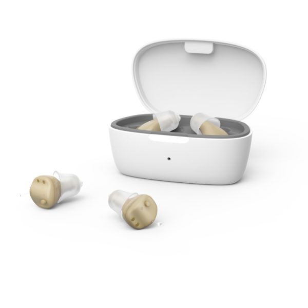 In-ear TWS Invisible Hearing Aid Digital Sound Amplifier with Charging Box – Image 3