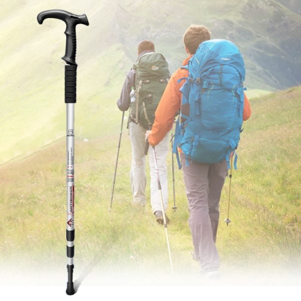 132cm Retractable Three Outdoor Trekking Poles Telescopic – Image 2