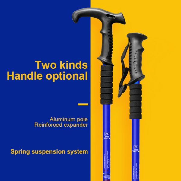 132cm Retractable Three Outdoor Trekking Poles Telescopic – Image 11