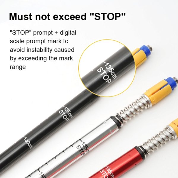 132cm Retractable Three Outdoor Trekking Poles Telescopic – Image 6