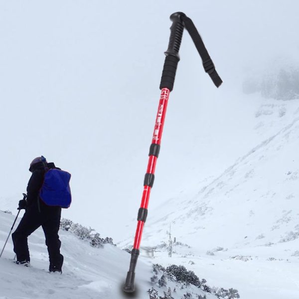 105cm Mountaineering Four Straight Shank Cane - Image 3