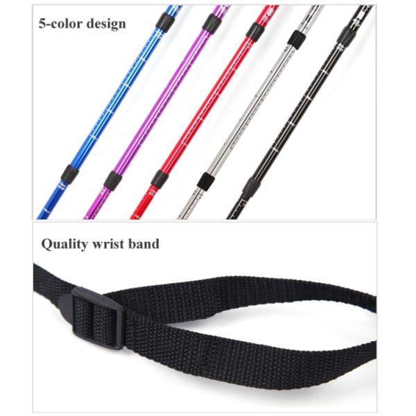 105cm Mountaineering Four Straight Shank Cane - Image 4