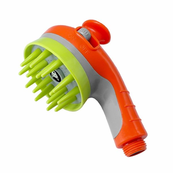 Pet Shower Shower Brush with Non-slip Handle Nozzle - Image 2