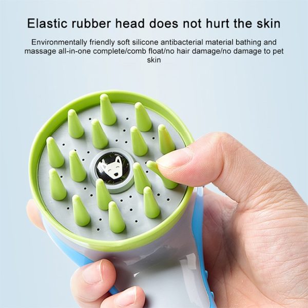 Pet Shower Shower Brush with Non-slip Handle Nozzle - Image 4