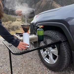 Outdoor Camping Tire Folding Portable Metal Dining Table