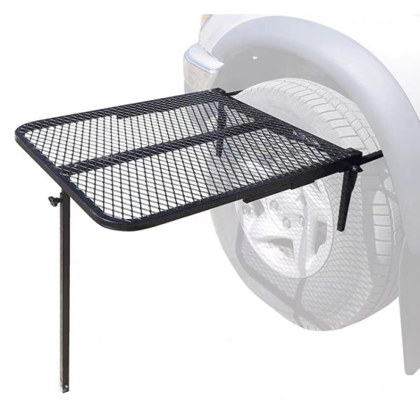 Outdoor Camping Tire Folding Portable Metal Dining Table - Image 2