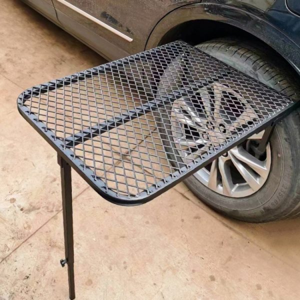 Outdoor Camping Tire Folding Portable Metal Dining Table - Image 4