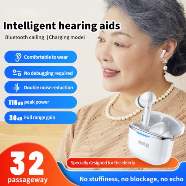 Bluetooth 5.3 In-ear AI Smart Recognition Hearing Aid – Image 2