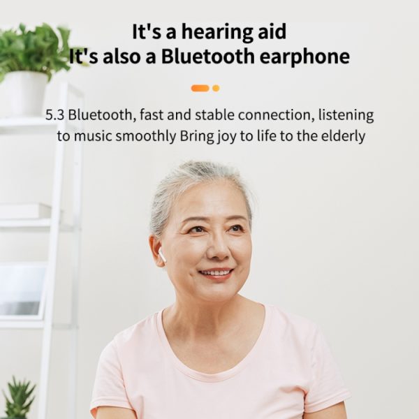 Bluetooth 5.3 In-ear AI Smart Recognition Hearing Aid – Image 6