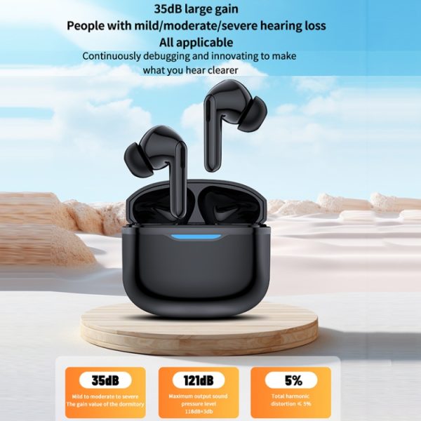 Bluetooth 5.3 In-ear AI Smart Recognition Hearing Aid – Image 8