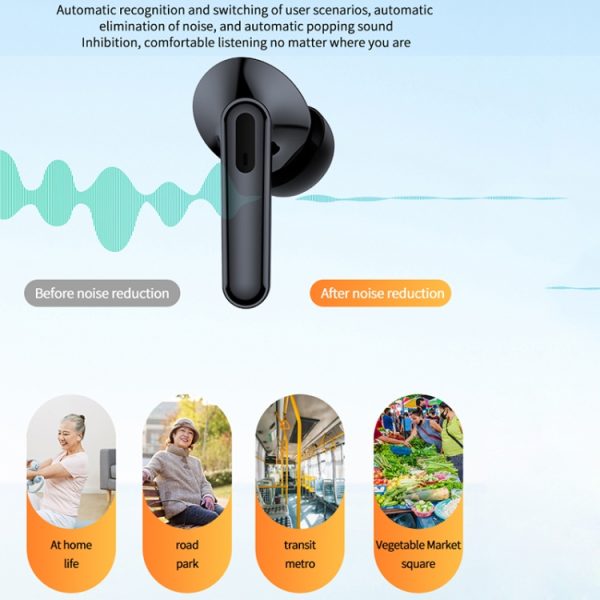 Bluetooth 5.3 In-ear AI Smart Recognition Hearing Aid – Image 10