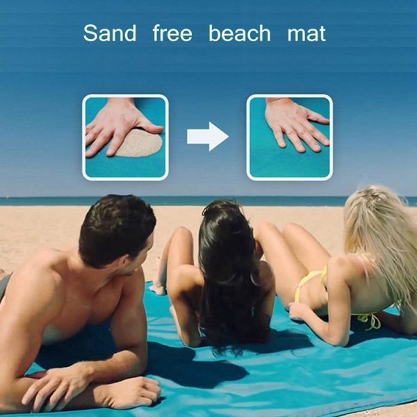 Sand Free Mat Lightweight Foldable Outdoor Picnic Mattress Camping Cushion Beach Mat - Image 5