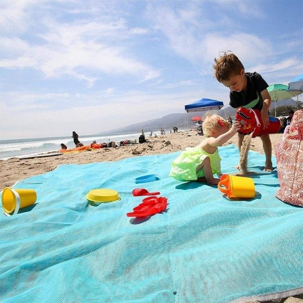 Sand Free Mat Lightweight Foldable Outdoor Picnic Mattress Camping Cushion Beach Mat - Image 6
