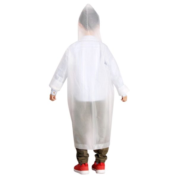 Outdoor Mountaineering Eva Thickened Children Fashion Raincoat Average Size - Image 3