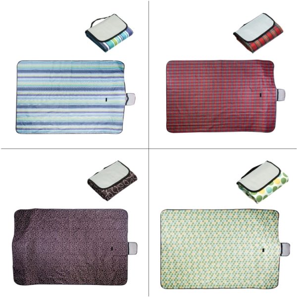 600D Waterproof Oxford Foldable Cloth Outdoor Beach Camping Picnic Blanket/Mat - Image 5