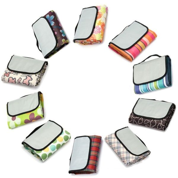 600D Waterproof Oxford Foldable Cloth Outdoor Beach Camping Picnic Blanket/Mat - Image 6