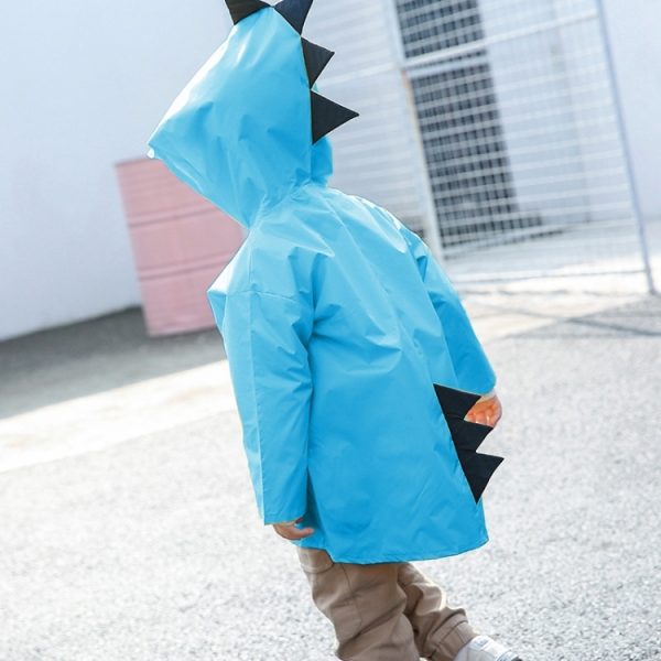 Cartoon Dinosaur Children Fashion Raincoat - Image 6