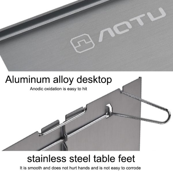 AOTU AT6759 Outdoor Ultra-light Portable Folding Small Table – Image 5