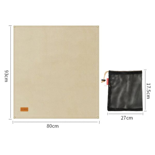 Outdoor Camping Fire Blanket Barbecue Insulation Mat, Size: 93 x 80cm - Image 2
