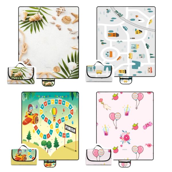 Moisture-proof Thickened Waterproof Picnic Mat, Y016(2x2m), Y018(2x2m), Y019(2x2m), Y020(2x2m) - Image 2