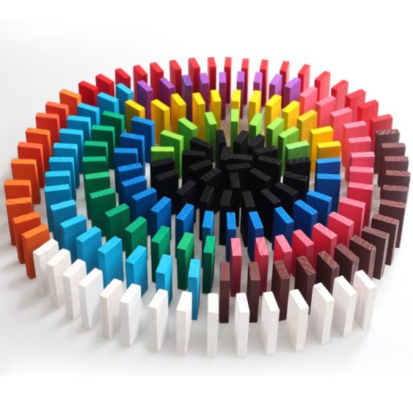 120 PCS / Set Building Blocks Competition Puzzle Early Education Wooden Toys for Children Adult, 120pcs 10 Colors, 120pcs 12 Colors - Image 3