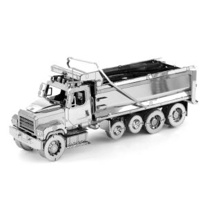3D Metal Assembly Model Engineering Vehicle Series DIY Puzzle Toy, Dump Truck, Snow Plow, Bulldozer, Excavator, Truck, Automatic Grader, Loader, COE Truck, Quay Crane, Crane, Diaphragm Wall Grab, Tractor, Long Nose Truck