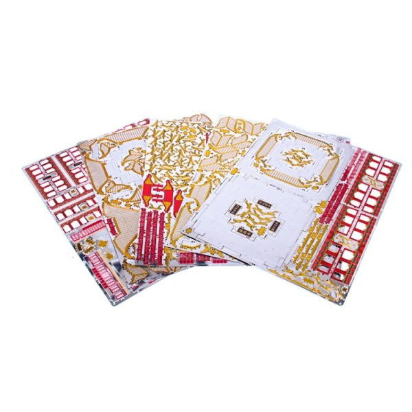 3D Metal Assembly Model Tower of Yellow Crane Puzzle Toy - Image 6