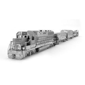3D Metal Assembly Model Train Drilling Cruise DIY Puzzle, Train Set, Oil Drilling and Cruise Set