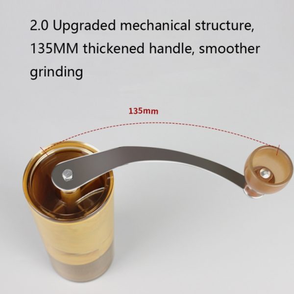 Household Portable Hand-cranked Coffee Machine Detachable Manual Grinder Coffee Grinder, M3 Without Logo – Image 3