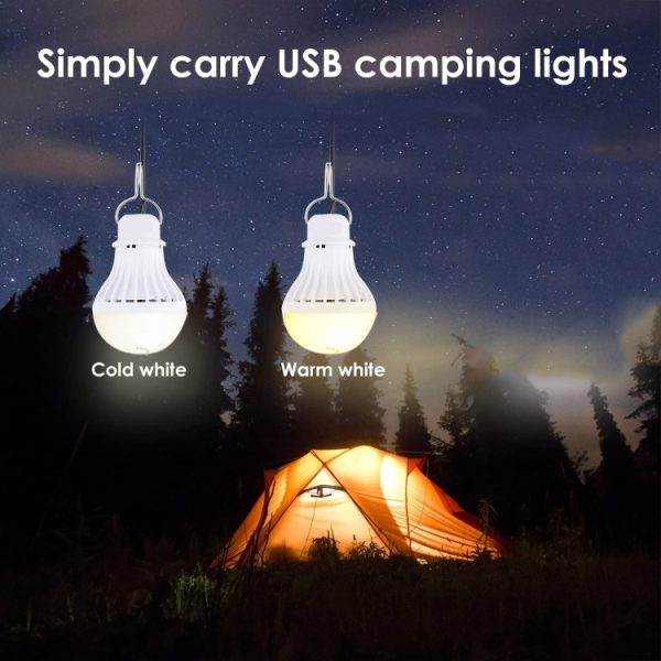 USB Bulb Camping Light Emergency Light, 2 PCS – Image 7