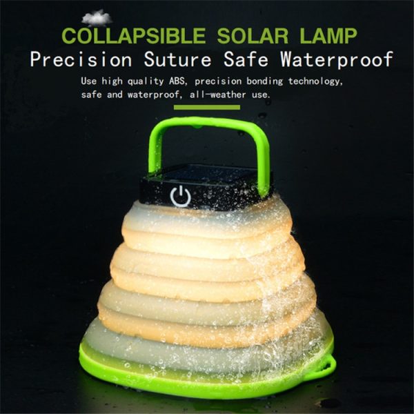 Folding Solar Lamp Outdoor Camping Tent Lamp LED Camping Lamp – Image 6
