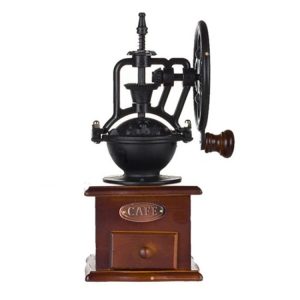 Manual Coffee Grinder Antique Cast Iron Hand Crank Coffee Machine