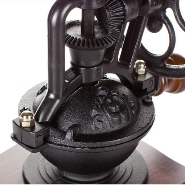 Manual Coffee Grinder Antique Cast Iron Hand Crank Coffee Machine - Image 3