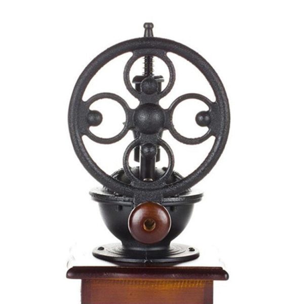 Manual Coffee Grinder Antique Cast Iron Hand Crank Coffee Machine - Image 4