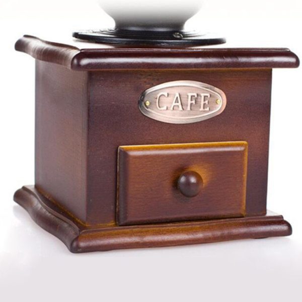 Manual Coffee Grinder Antique Cast Iron Hand Crank Coffee Machine - Image 6