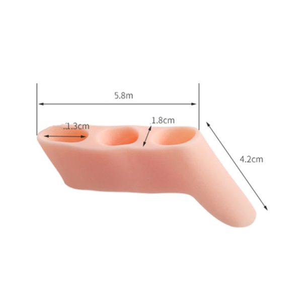 1 Pairs Three-hole Split Toe Protects Thumb External Separator – Image 5