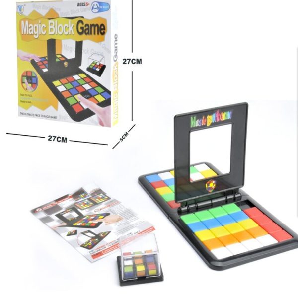 Children Educational Puzzles Parent-Child Interactive Competitive Desktop Toys, Number Cube, Cube A, Cube B, Fruit Cube – Image 4