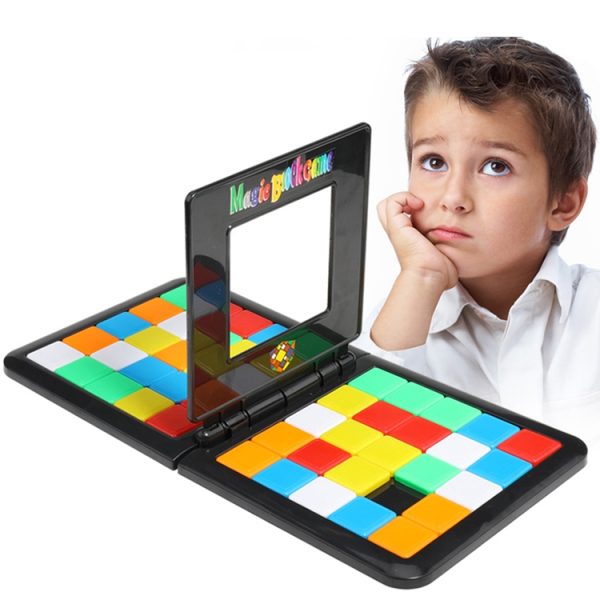 Children Educational Puzzles Parent-Child Interactive Competitive Desktop Toys, Number Cube, Cube A, Cube B, Fruit Cube – Image 5